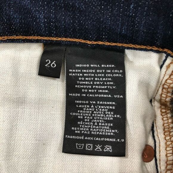 J Brand Skinny Leg Dark Wash Jeans Size 26 - Picture 7 of 8